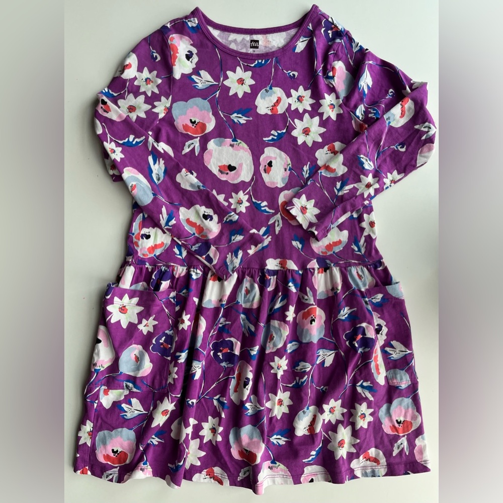 Tea Collection floral dress 12 EUC